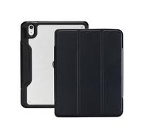 Étui DEQSTER Rugged MAX pour iPad 10.9" 10ème génération type folio avec support Apple Pencil 1ère Gen noir