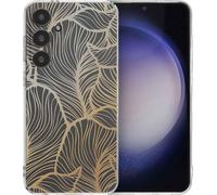 imoshion imoshion Coque Design Samsung Galaxy S24 Plus Golden Leaves Multicolore