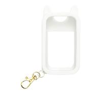 Étui Désinfectant Pour Les Mains - Étui Désinfectant Pour Les Mains En Silicone Pour Oreilles Mignonnes Avec Clip, Pochette De Protection En Silicone Épaissie Avec Poignée Antidérapante, Mini Manchon