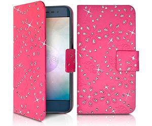 Etui Diamant Universel XL pour Crosscall Action-X3 - Rose