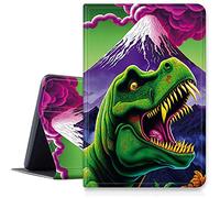 Étui dinosaure ancien pour Samsung Galaxy Tab A7 Lite 8,7" modèle 2021 (SM-T220/T225/T227), étui en cuir PU avec angles de vue multiples et support pliable pour Galaxy Tab A7 Lite