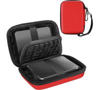 Étui Disque Dur Externe 2,5"", Housse de Protection pour WD, Toshiba, Canvio, Seagate, Samsung SSD HDD, Pochette Portable Antichoc pour 2 x 2,5"" Disques, avec Poche pour Accessoires