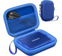 Étui Disque Dur Externe Housse De Protection Pour Samsung T7 / T7 Touch Portable Ssd, External Solid State Drives 500Gb 1Tb 2Tb 4Tb Usb 32 Gen 2 Eva Rigide Antichoc Étanche Cas, B[ZHUJ1346]