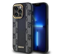 Étui DKNY Checkered MagSafe pour iPhone 13 Pro Max, noir