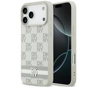 Etui DKNY Checkered with Printed Stripes do iPhone 17 Pro Max be?owy