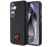 Étui DKNY Leather Heart of NY pour Samsung Galaxy S25, noir