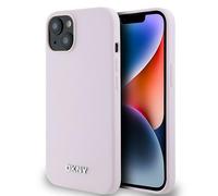 Étui DKNY Liquid Silicone MagSafe pour iPhone 14, rose