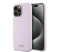 Étui DKNY Metal Logo MagSafe pour iPhone 14 Pro Max, rose