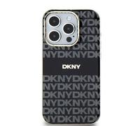 Étui DKNY pour iPhone 15 Plus 6.7 noir étui rigide IML Mono & Stripe MagSafe