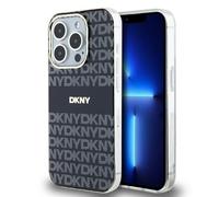 Étui DKNY pour iPhone 15 Pro 6.1 noir étui rigide IML Mono & Stripe MagSafe