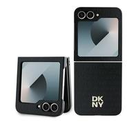 Étui DKNY Repeat Pattern pour Samsung Galaxy Z Flip6, noir