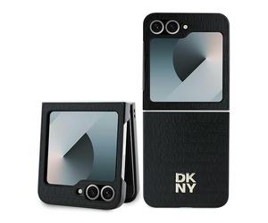 Étui DKNY Repeat Pattern pour Samsung Galaxy Z Flip6, noir