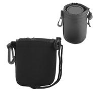 Étui D'Objectif D'appareil Photo pour Objectif EF 50 Mm F/1.8II, AF 50 Mm F/1.8D, Pochette D'Objectif Portable Résistante aux Chocs et aux Rayures avec Crochet, Pochette