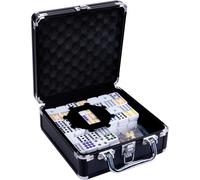 Etui Domino double 12 noir Mexican Train Longfield