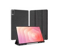 Etui Domo Tri-Fold pour Samsung Galaxy Tab S12 Plus Antichoc Noir