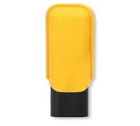 Étui double cigares acier jaune et noir