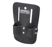 Étui Double Faithfull pour clés d'échafaudage - Noir, 150 mm x 100 mm | Étui double pour clés d'échafaudage et à douille, avec passant ceinture ; idéal échafaudeurs, charpentiers et couvreurs
