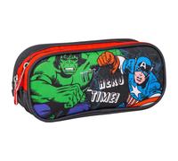 Étui double multi-usages The Avengers 22,5 x 8 x 10 cm Noir