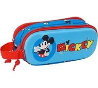 Étui double polyvalent Mickey Mouse Clubhouse bleu 21 x 8 x 6 cm 3D