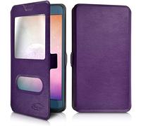 Etui double S-View Universel M (Ref.Violet) pour Samsung Galaxy A20E