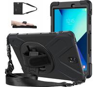 Étui DreamerX pour Samsung Galaxy Tab S3 9.7 T820/T825/T827 - Coque de protection intégrale en silicone robuste avec support rotatif