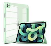 Étui DTTOCASE pour iPad Pro 11 pouces 4e/3e/2e/1re génération Étui iPad Air 11 pouces/5e/4e génération avec porte-crayon arrière transparent Au