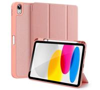 Étui DUX DUCIS Domo pour iPad 10.9 (2022/2025) avec fonction veille/réveil automatique, support pliable en trois parties et finition cuir.