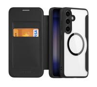 Étui Dux Ducis Skin X Pro En Cuir Pour Samsung Galaxy S24+ 5g, Compatible Magsafe, Noir
