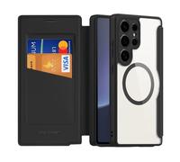 Étui Dux Ducis Skin X Pro En Cuir Pour Samsung Galaxy S25 Ultra 5g, Compatible Magsafe, Noir