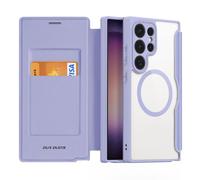 Étui Dux Ducis Skin X Pro Pour Samsung Galaxy S24 Ultra 5g - Cuir, Pc Et Tpu, Compatible Magsafe, Violet