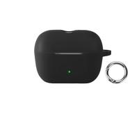Étui écouteurs pour Sennheiser ACCENTUM Clip Housse de Protection en Silicone Souple, résistante aux Chocs et aux Rayures, avec Boucle Mousqueton, Noir