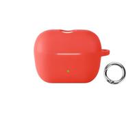 Étui écouteurs pour Sennheiser ACCENTUM Clip Housse de Protection en Silicone Souple, résistante aux Chocs et aux Rayures, avec Boucle Mousqueton, Rouge