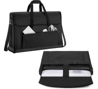 Étui Écran Transport Sac Moniteur, Sac de Voyage pour Moniteur rembourré de 24 à 27'', Pouvant Contenir Jusqu'à 2 Écrans LCD/Télé, Non Compatible avec iMac ou Tout-en-Un, avec Bandoulière