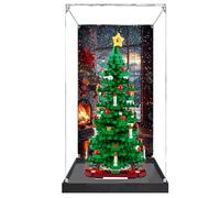 Étui en acrylique pour figurine d'action Lego 40573 - Sapin de Noël - Anti-poussière - Incassable - Pour collectionneurs - Boîte de présentation anti-poussière pour objets de collection (vitrine
