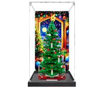 Étui en acrylique pour figurine d'action Lego 40573 - Sapin de Noël - Anti-poussière - Incassable - Pour collectionneurs - Boîte de présentation anti-poussière pour objets de collection (vitrine