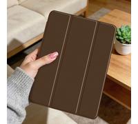 Étui en acrylique transparent brun foncé, compatible avec iPad A16 11e/10e génération, Air 11/13, M3 2025, Mini 7 A17, Pro 2024, Air 11/13, M2 2024, Pro 11/13, M4 2024, Pro 12.9, 7/8/9 Gen, 10.2, 10e 