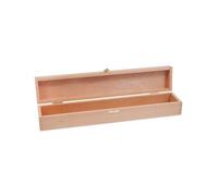 Milward Boîte à épingles à tricoter Bois de hêtre Rangement sécurisé 43,5×7×8 cm