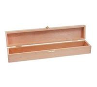 Milward Boîte à épingles à tricoter Bois de hêtre Rangement sécurisé 43,5×7×8 cm