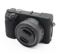 Étui en caoutchouc de silicone souple pour appareil photo,housse pour Sony Alpha A5100,A5000,A6000,A6100,A6300,A6400,sac de protection de la peau,corps de protection - Type Black A6300 A6400