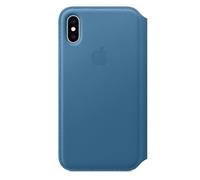 Apple MRX02ZM/A coque de protection pour téléphones portables 14,7 cm (5.8") Folio Bleu