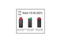 Etui en cuir avec clip ceinture pour Nokia 105 / 110 4G