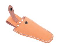 Étui en Cuir Bovin Orange pour Sécateur et Pinces, Accès Rapide