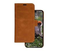 Étui en Cuir - DBRAMANTE1928 - iPhone 15 - Marron - Portefeuille - 3 emplacements cartes
