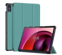 Étui en Cuir de Luxe for Tablette Lenovo Tab K10 Pro 5G 10,6 Pouces TB-223FC 2023, Coque Rigide Antichoc(Dark Green)
