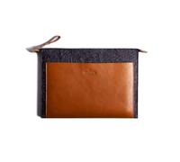 Étui en cuir et feutre Harber London pour iPad Pro | Compatible avec iPad Air 11" (M2-2024 / M3-2025) - NOUVEAU | Couleur cuir | Fabriqué à la main avec des matériaux certifiés durables et écologiques