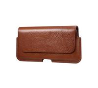 Étui en Cuir for téléphone Portable, Sac de Ceinture, Sport Universel for Hommes, Loisirs for(Brown,5.5-6.5 inch)