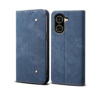 Étui En Cuir Horizontal En Denim Pour Redmi A5 4g / Poco C71, Bleu