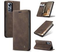 Étui En Cuir Horizontal Multifonction Pour Xiaomi 12/12x, Café