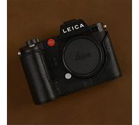 Étui en Cuir Leica SL2/SL2-S, dernier étui inférieur en Cuir véritable Fait à la Main Compatible pour Leica SL2/SL2-S,Noir