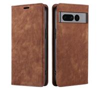 INF Étui en cuir magnétique pour Google Pixel 8 Pro Marron